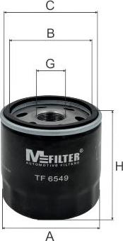 Mfilter TF 6549 - Oil Filter car-mod.net