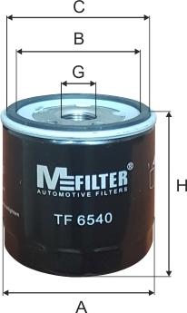 Mfilter TF 6540 - Oil Filter car-mod.net