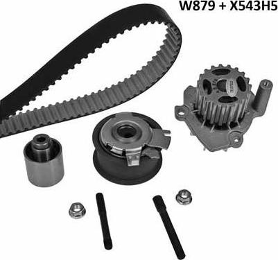 MGA 879K4 - Water Pump & Timing Belt Set car-mod.net