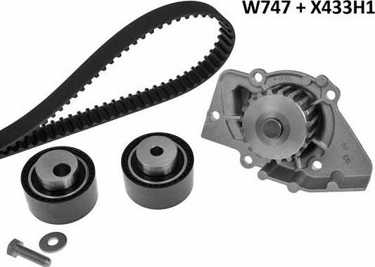 MGA 747K1 - Water Pump & Timing Belt Set car-mod.net