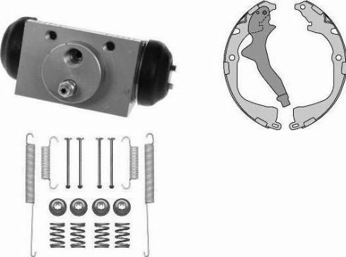 MGA K927895 - Drum Brake Shoe Set car-mod.net