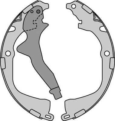 MGA M927 - Drum Brake Shoe Set car-mod.net