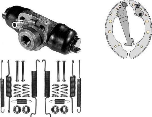 MGA K586550 - Drum Brake Shoe Set car-mod.net
