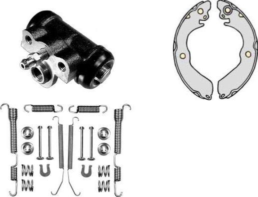 MGA K701337 - Drum Brake Shoe Set car-mod.net