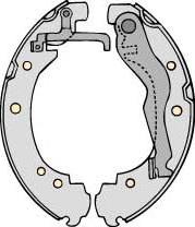 MGA M718 - Drum Brake Shoe Set car-mod.net