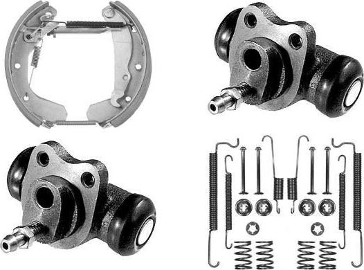 MGA PM628551 - Drum Brake Shoe Set car-mod.net