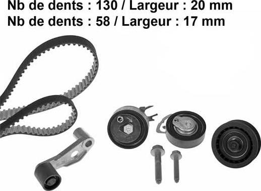MGA X429H2 - Timing Belt Set car-mod.net