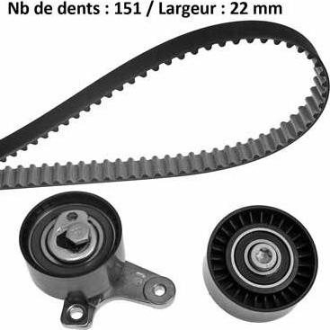 MGA X626H1 - Timing Belt Set car-mod.net
