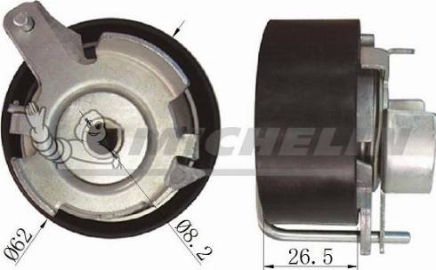MICHELIN EngineParts SMAMP04371 - Tensioner Pulley, timing belt car-mod.net