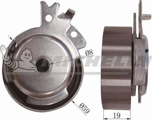 MICHELIN EngineParts SMAMP03302 - Tensioner Pulley, timing belt car-mod.net