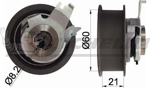 MICHELIN EngineParts SMAMP02425 - Tensioner Pulley, timing belt car-mod.net