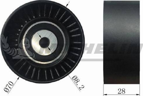 MICHELIN EngineParts SMAMP02049 - Pulley, v-ribbed belt car-mod.net