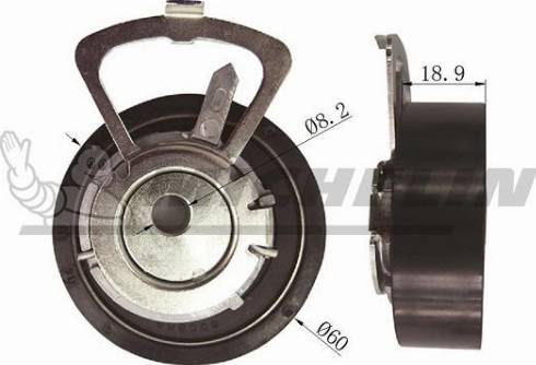 MICHELIN EngineParts SMAMP02304 - Tensioner Pulley, timing belt car-mod.net