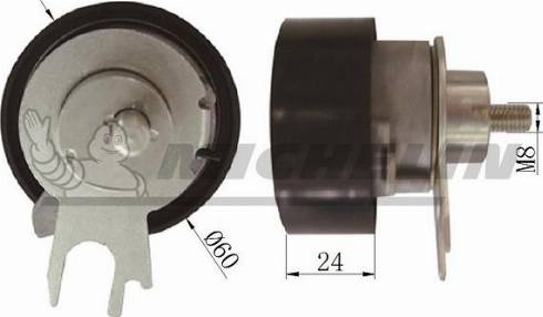 MICHELIN EngineParts SMAMP02303 - Tensioner Pulley, timing belt car-mod.net