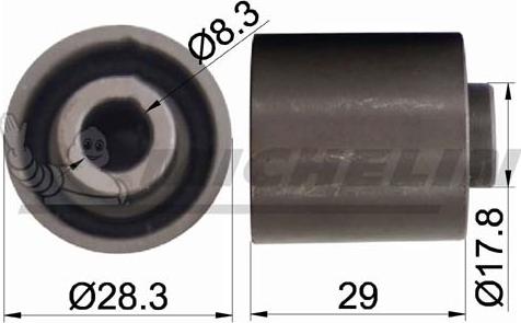 MICHELIN EngineParts SMAMP02330 - Deflection / Guide Pulley, timing belt car-mod.net