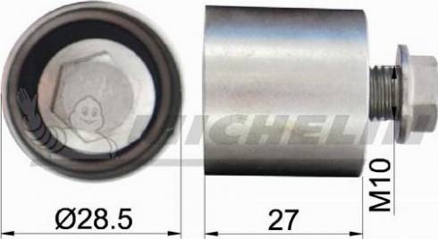 MICHELIN EngineParts SMAMP02326 - Deflection / Guide Pulley, timing belt car-mod.net