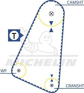 MICHELIN EngineParts SMATB0226 - Timing Belt car-mod.net