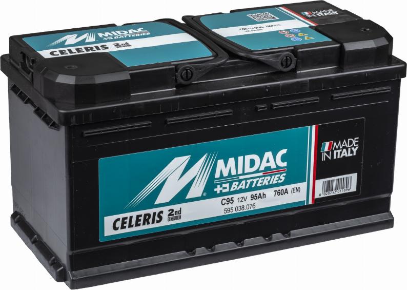 MIDAC C100 - Starter Battery car-mod.net