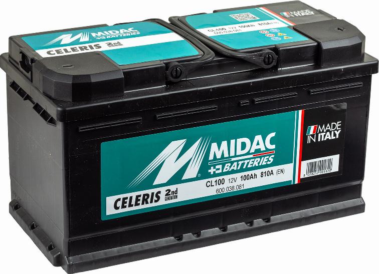 MIDAC CL100 - Starter Battery car-mod.net
