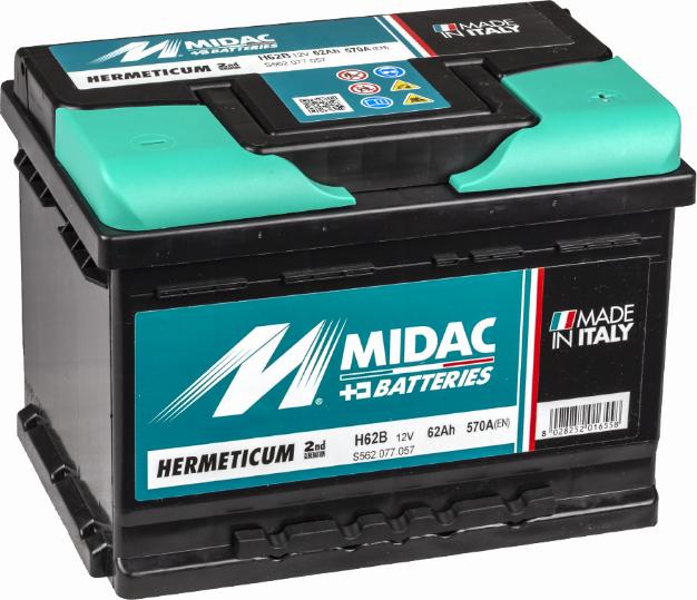 MIDAC H62B - Starter Battery car-mod.net