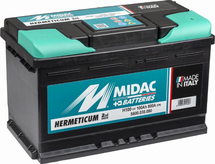 MIDAC H100 - Starter Battery car-mod.net