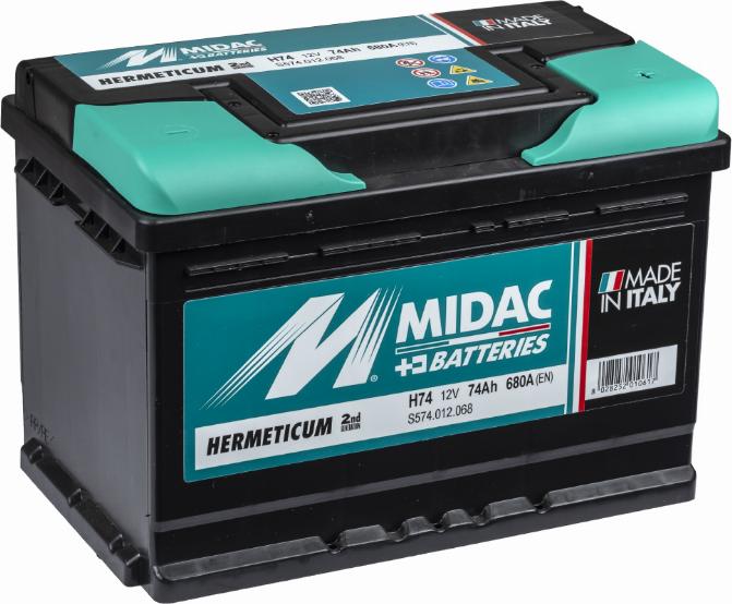 MIDAC H74 - Starter Battery car-mod.net