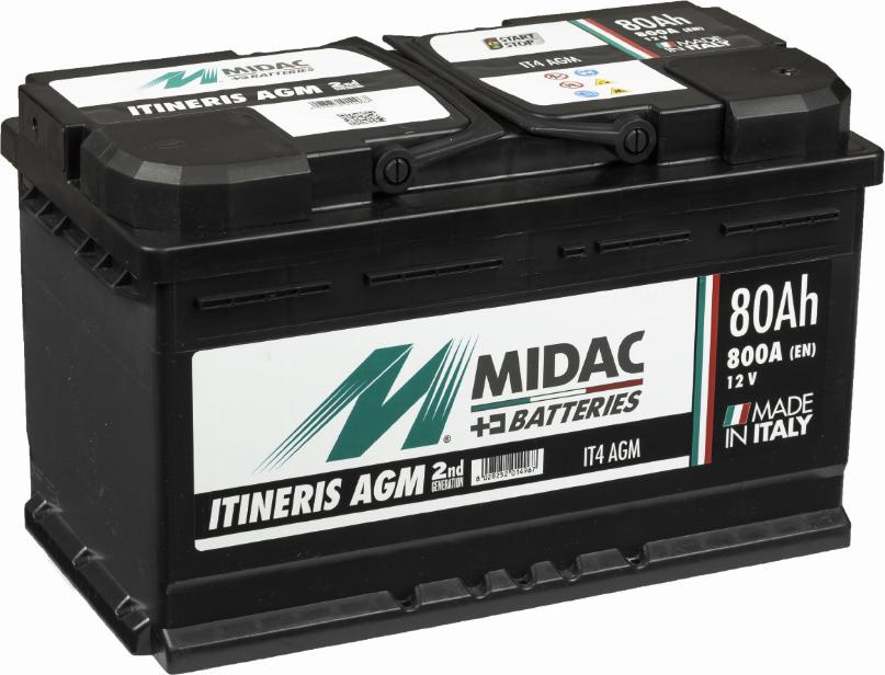 MIDAC IT4 AGM - Starter Battery car-mod.net