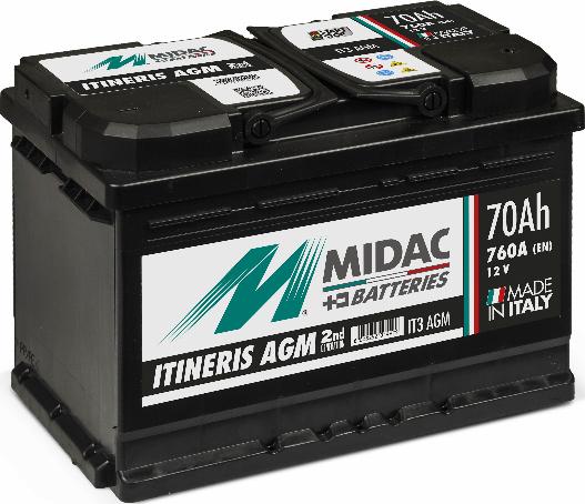 MIDAC IT3 AGM - Starter Battery car-mod.net