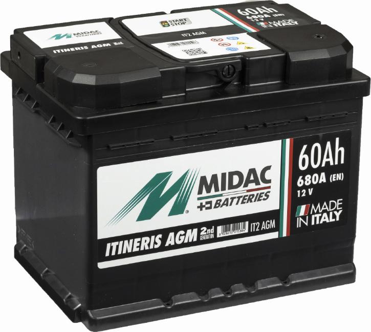 MIDAC IT2 AGM - Starter Battery car-mod.net