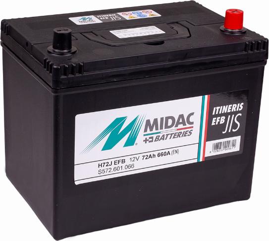 MIDAC IT72J EFB - Starter Battery car-mod.net