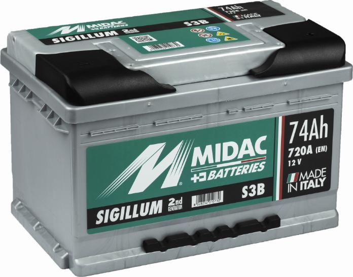 MIDAC S3B - Starter Battery car-mod.net