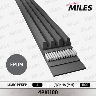 Miles 4PK1100 - V-Ribbed Belt car-mod.net