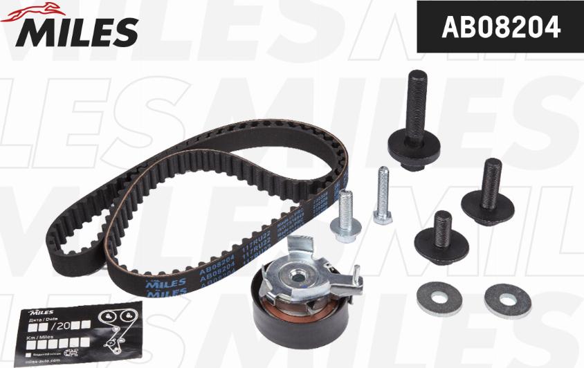 Miles AB08204 - Timing Belt Set car-mod.net