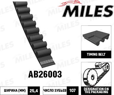 Miles AB26003 - Timing Belt car-mod.net
