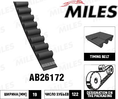 Miles AB26172 - Timing Belt car-mod.net