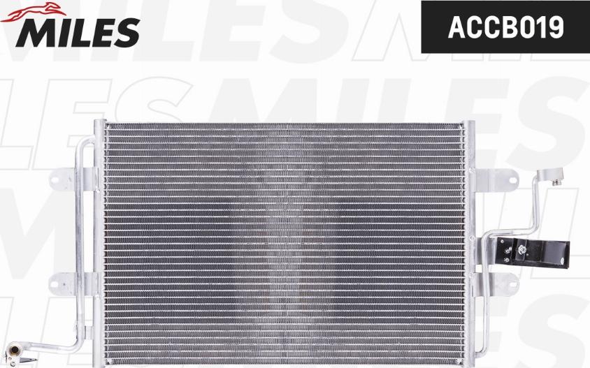 Miles ACCB019 - Condenser, air conditioning car-mod.net
