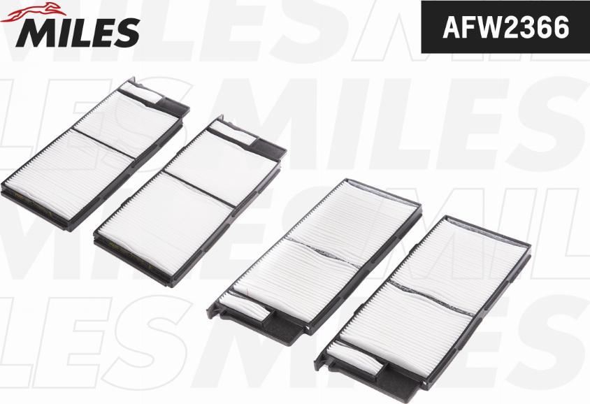 Miles AFW2366 - Filter, interior air car-mod.net