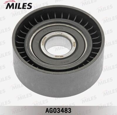 Miles AG03483 - Pulley, v-ribbed belt car-mod.net