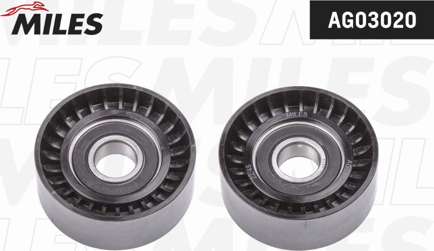 Miles AG03020 - Belt Tensioner, v-ribbed belt car-mod.net