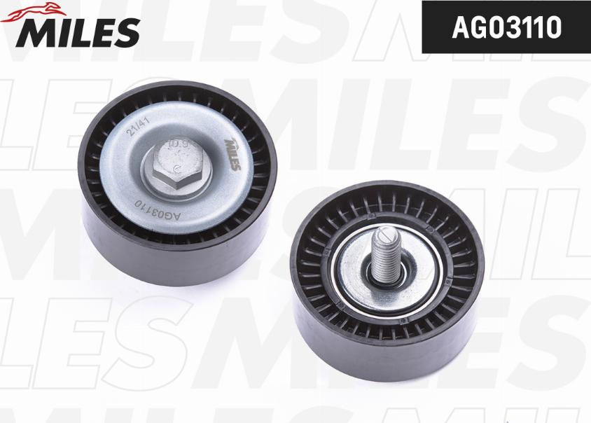 Miles AG03110 - Pulley, v-ribbed belt car-mod.net