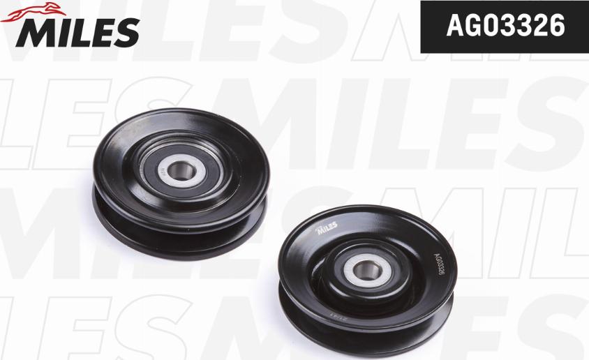 Miles AG03326 - Deflection / Guide Pulley, V-belt car-mod.net