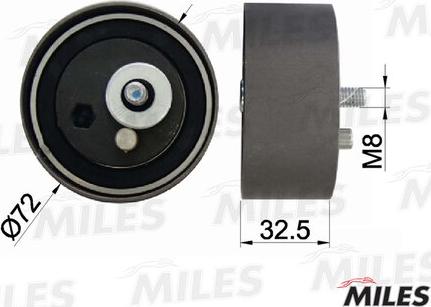 Miles AG02098 - Tensioner Pulley, timing belt car-mod.net