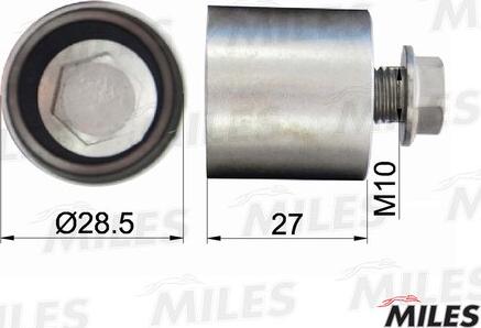 Miles AG02034 - Deflection / Guide Pulley, timing belt car-mod.net