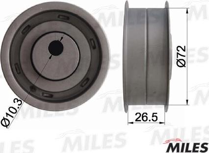 Miles AG02033 - Tensioner Pulley, timing belt car-mod.net