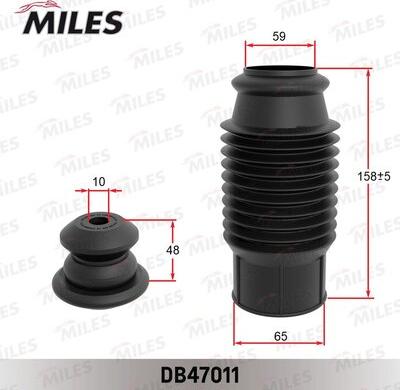 Miles DB47011 - Dust Cover Kit, shock absorber car-mod.net