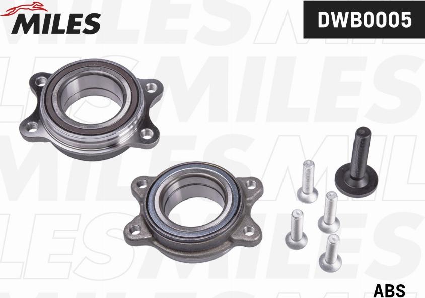 Miles DWB0005 - Bearing Kit, wheel hub car-mod.net