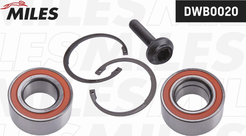 Miles DWB0020 - Bearing Kit, wheel hub car-mod.net