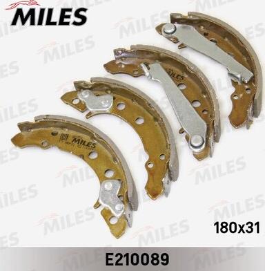 Miles E210089 - Drum Brake Shoe Set car-mod.net