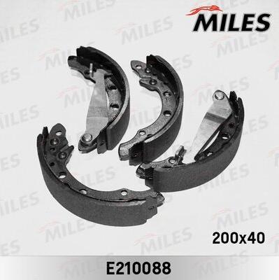 Miles E210088 - Drum Brake Shoe Set car-mod.net