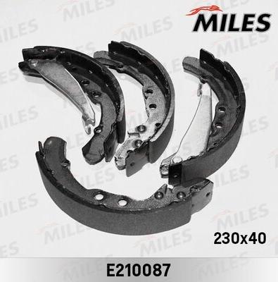 Miles E210087 - Drum Brake Shoe Set car-mod.net